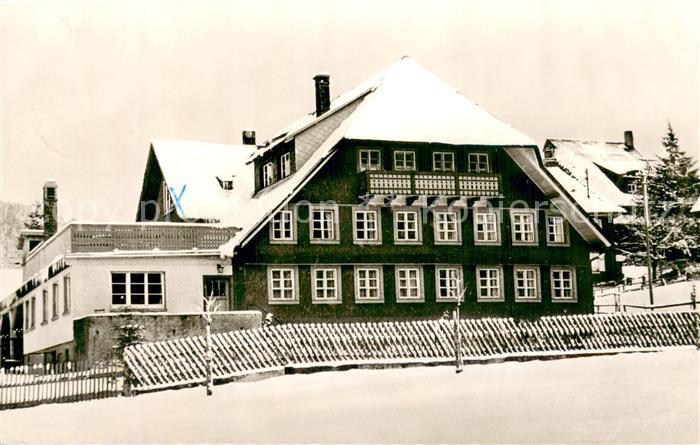 Menzenschwand Jugendkurheim Schwarzwaldhaus