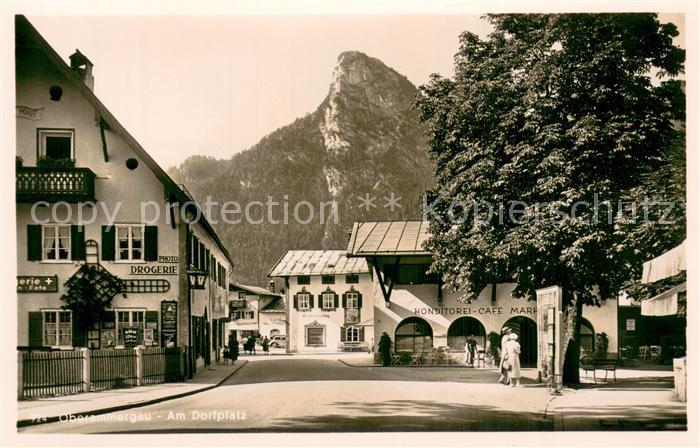 OBERAMMERGAU Bayern Am Dorfplatz