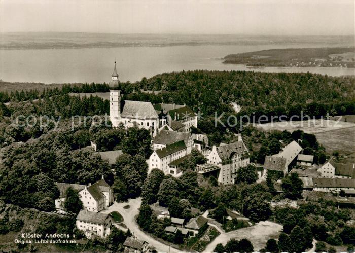 Andechs Kloster Andechs am Ammersee Fliegeraufnahme