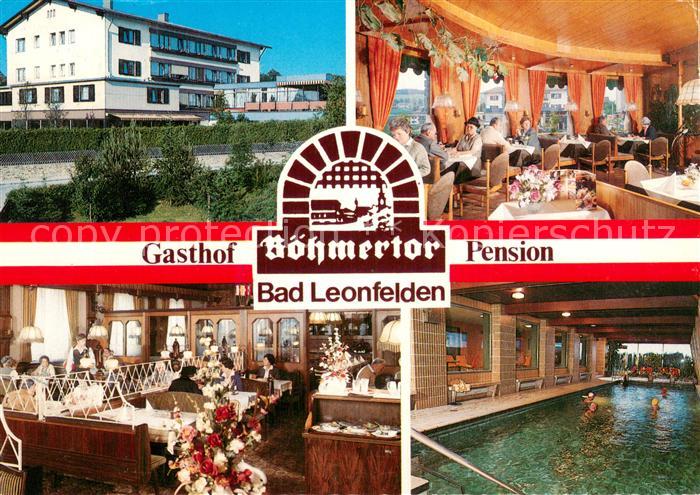 Bad Leonfelden Gasthof Boehmertor Gastraeume Hallenbad