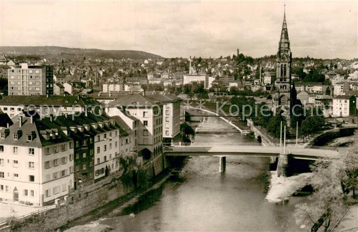 Pforzheim Zusammenfluss von Enz und Nagold