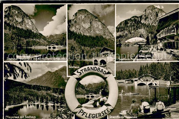 GARMISCH-PARTENKIRCHEN Bayern Seehaus Pflegersee mit Koenigstand Terrasse Seepar