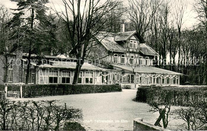 Schoeppenstedt Waldwirtschaft Tetzelstein im Elm
