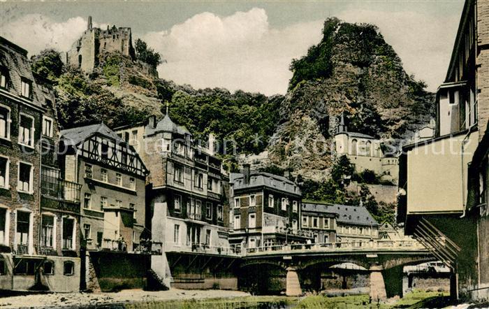 Idar-Oberstein Ortspartie Burgruine Felsenkirche