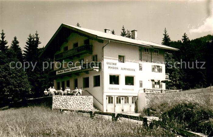 Sonthofen Oberallgaeu Gasthof Pension Alpenblick