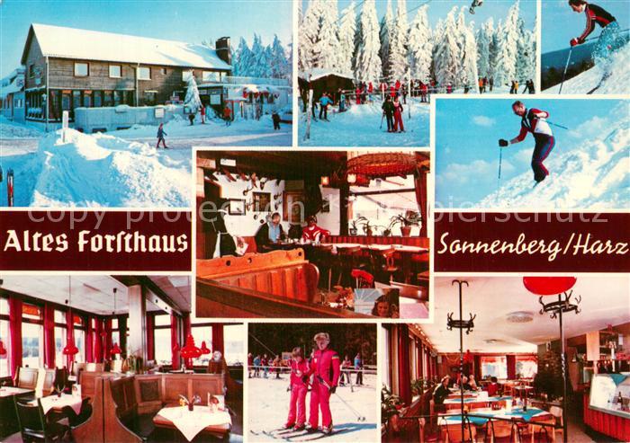 St Andreasberg Harz Altes Forsthaus Sonnenberg Gastraeume Skipisten