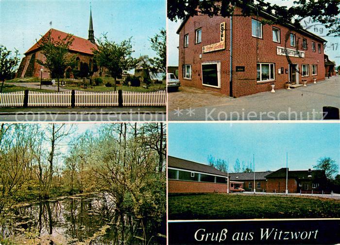 Witzwort Kirche Hotel Weiher Schule