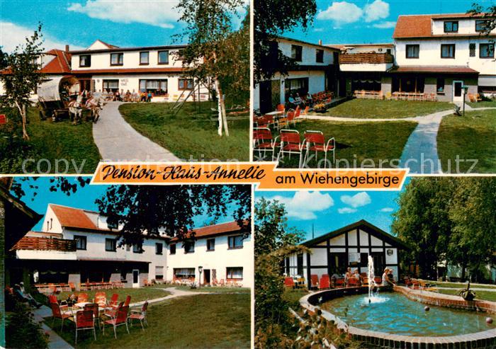 Bad Holzhausen Luebbecke Pension Haus Annelie Park Liegewiese Brunnen