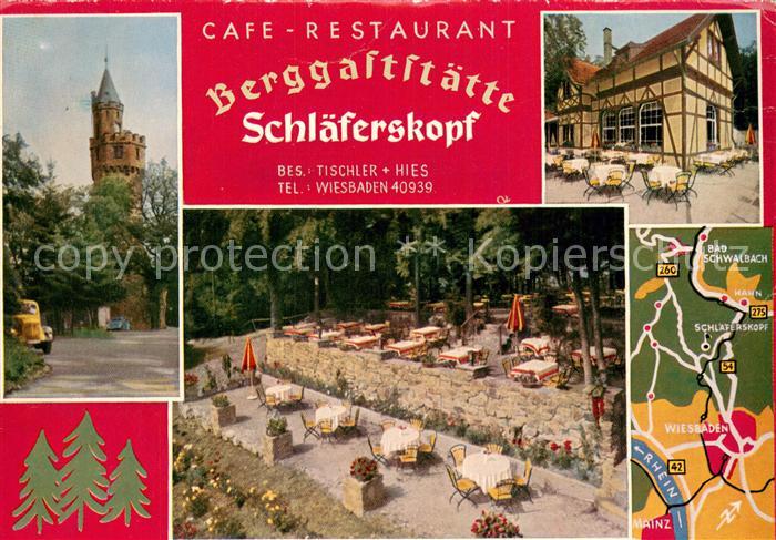 Wiesbaden Cafe Restaurant Berggaststaette Schlaeferskopf Gartenterrasse