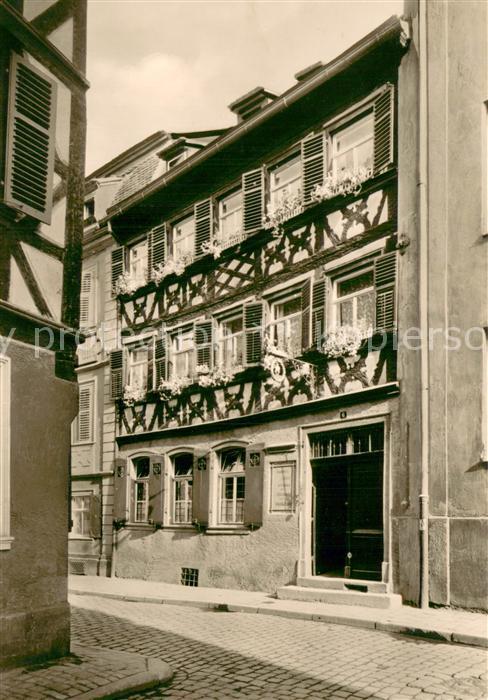 Bamberg Althistorische Gaststaette Zum Schlenkerla Fachwerkhaus 17. Jhdt.