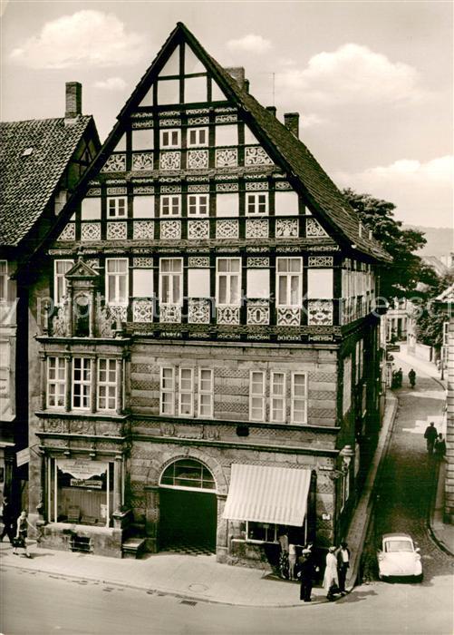Hameln Weser Dempterhaus Historisches Gebaeude Fachwerkhaus
