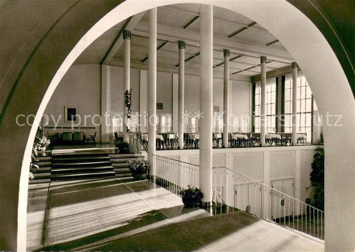 FREUDENSTADT BW Grosse Halle im Kurhaus Kurort im Schwarzwald