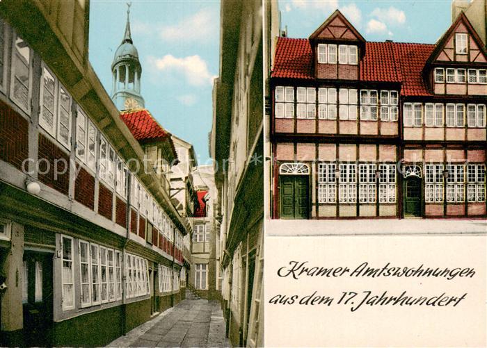 HAMBURG CITY Kramer Amtswohnungen 17. Jhdt. Gaststaette Zur alten Kramerstube