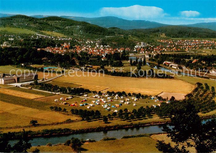 Witzenhausen Panorama Bluetenstadt im Werratal