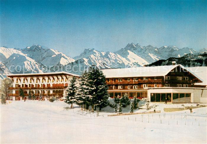 Sonthofen Oberallgaeu Alpen-Moor- und Kneippbad Sonnenalp Winterlandschaft Allga
