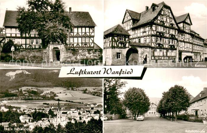 Wanfried Rathaus Bahnhofstrasse Klauskirche