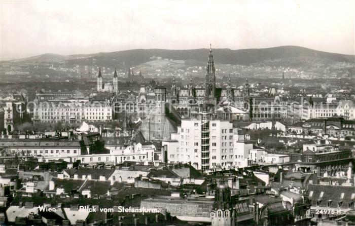 Wien Teilansicht vom Stefansturm aus
