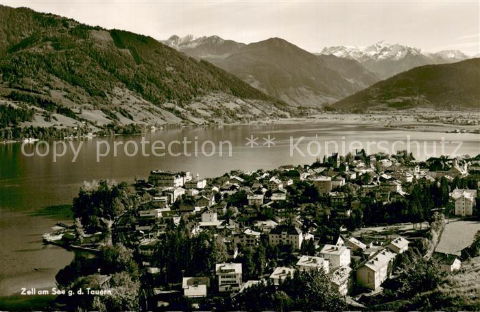 Zell See AT Gesamtansicht m. See