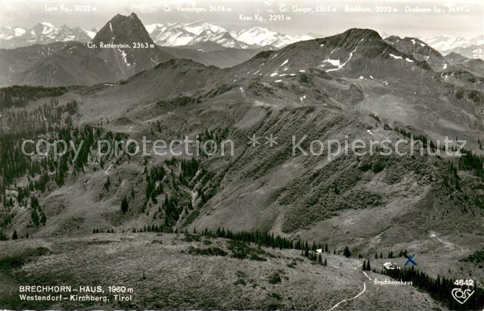Westendorf Tirol Brechhorn-Haus m. Bergkette-Panorama
