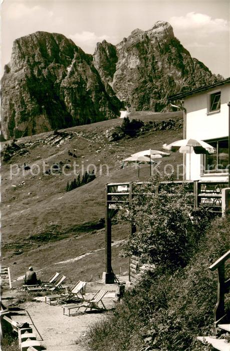 Pfronten Ostallgaeu Bayern Berghaus Allgaeu Sonnenterrasse