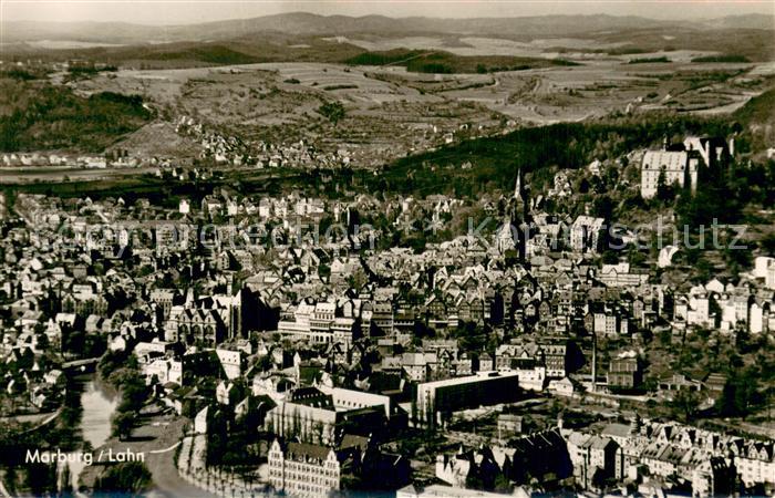 Marburg Lahn Fliegeraufnahme Totalansicht