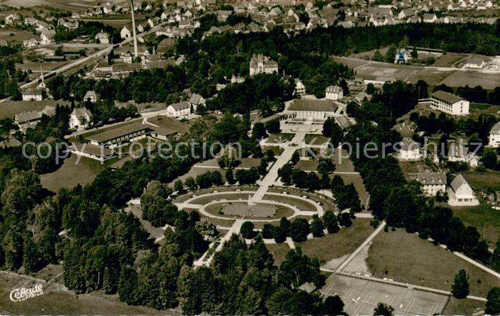 Bad Duerrheim Fliegeraufnahme Kurpark m. Kurmittelhaus