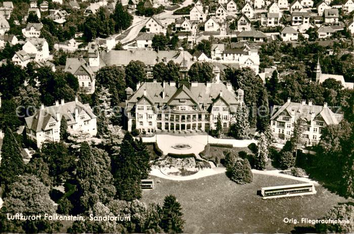 Falkenstein Bayerischer Wald Fliegeraufnahme Sanatorium