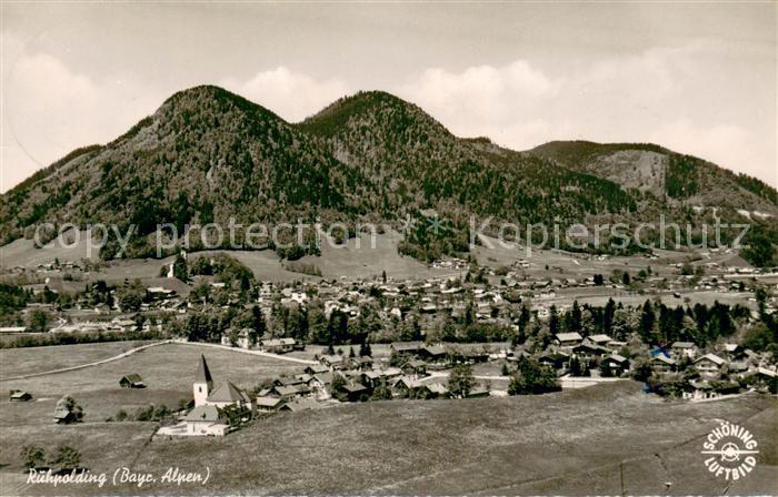 Ruhpolding Bayern Fliegeraufnahme Gesamtansicht