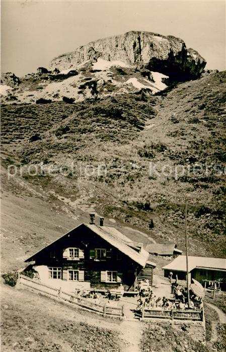 Riezlern Kleinwalsertal Vorarlberg Berghaus Aussenansicht