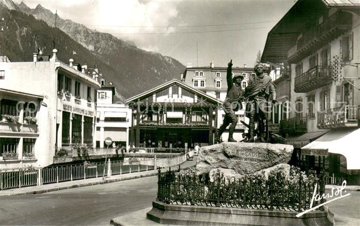 Chamonix Monument de Saussure
