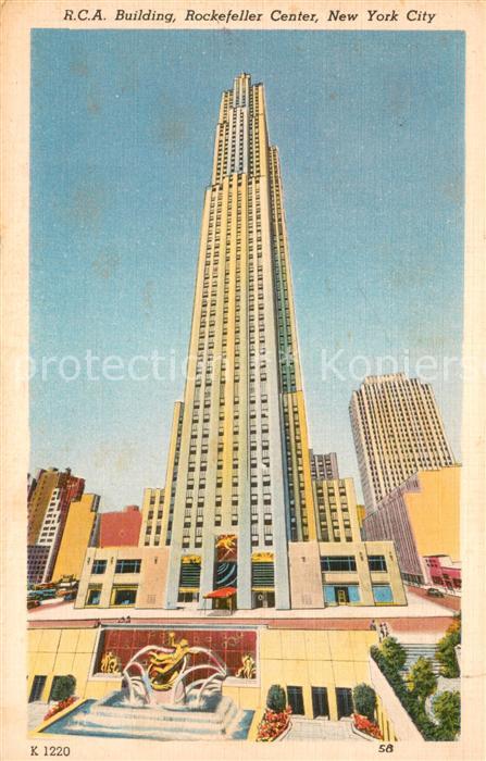 New York City R.C.A. Building Rockefeller Center