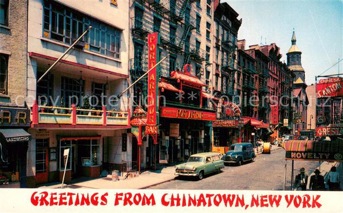 New York City Mott Street Chinatown