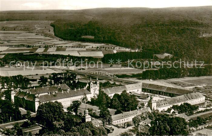 Corvey Fliegeraufnahme ehem. Reichsabtei u. Schloss