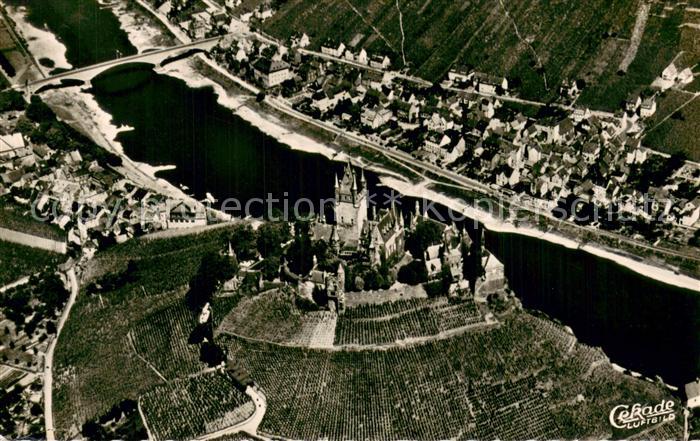 Cochem Mosel Fliegeraufnahme Gesamtansicht m. Burg