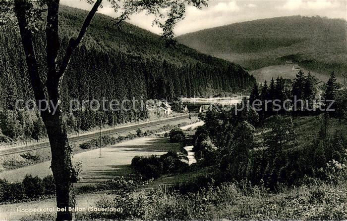 Brilon Hochsauerlandkreis NRW Hoppecketal Bahnhofsgaststaette