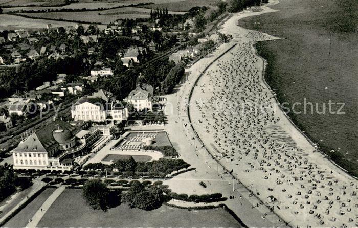 Travemuende Ostseebad Fliegeraufnahme Strand