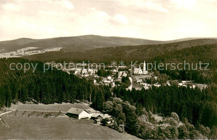 Bayerisch Eisenstein Fliegeraufnahme Pension Sonnenhof