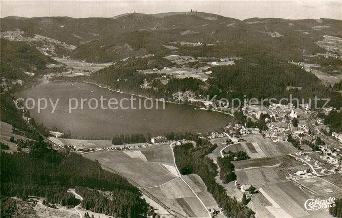 TITISEE Schwarzwald BW Fliegeraufnahme Gesamtansicht m. Feldberg Seebuck Herzoge