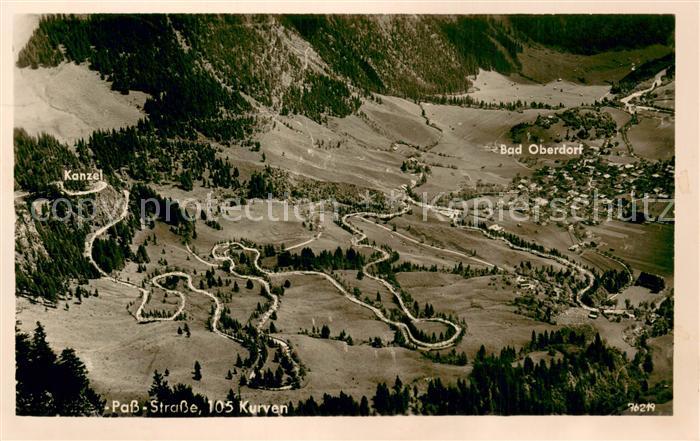 Oberjoch Bad Oberdorf m. Pass-Strasse