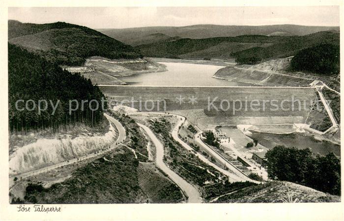 Osterode Harz Fliegeraufnahme Soesetalsperre