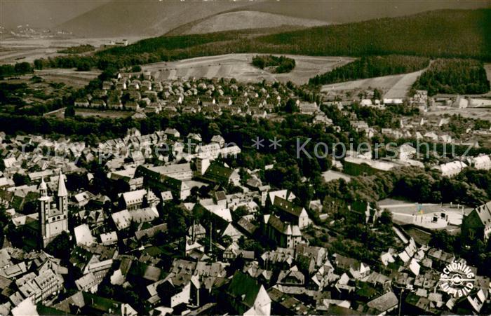 GOSLAR Harz Niedersachsen Fliegeraufnahme Totalansicht