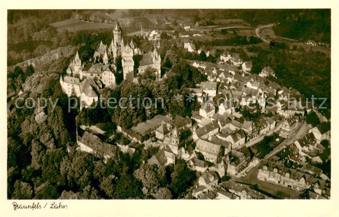 Braunfels Fliegeraufnahme Totalansicht
