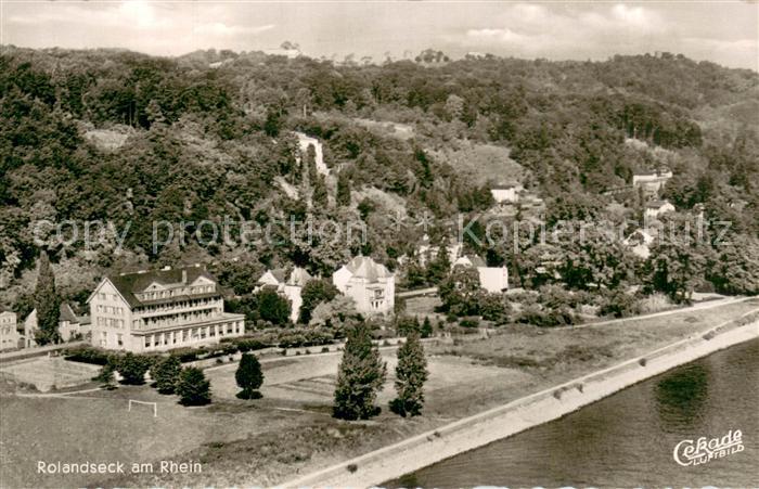 Rolandseck Fliegeraufnahme Teilansicht