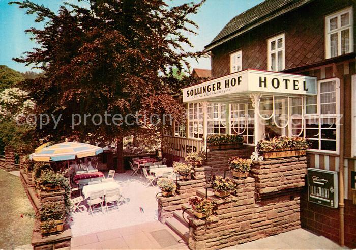 Neuhaus Solling Hotel Sollinger-Hof Aussenansicht Eingang m. Terrasse
