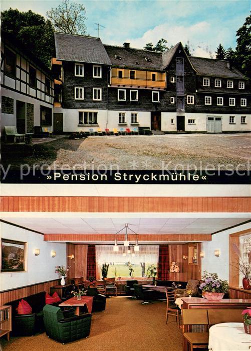 Willingen Sauerland Pension Stryckmuehle Aussen- u. Innenansicht