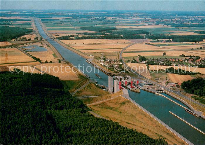 Scharnebeck Lueneburg Fliegeraufnahme Schiffshebewerk Lueneburg