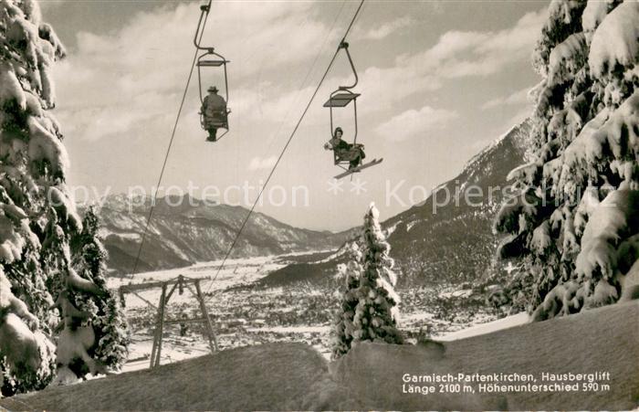 Sessellift Chairlift Telesiege Garmesch Partenkirchen
