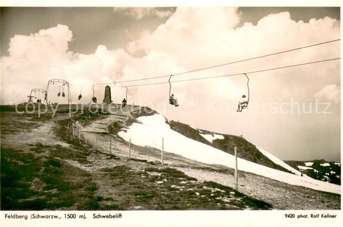 Sessellift Chairlift Telesiege Feldberg Schwarzwald Schwebelift