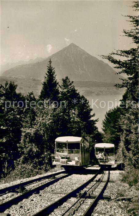 Bergbahn Drahtseilbahn Beatenbucht Beatenberg