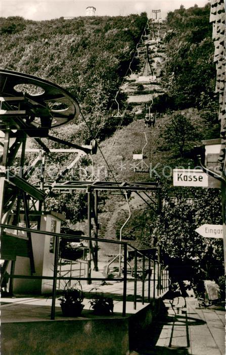 Sessellift Chairlift Telesiege Bergrestourant Hausberg Bad Lauterbach